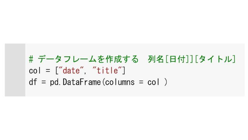 pandasのDataFrameに列をセットする