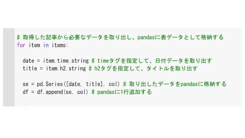 pandasに1行追加する