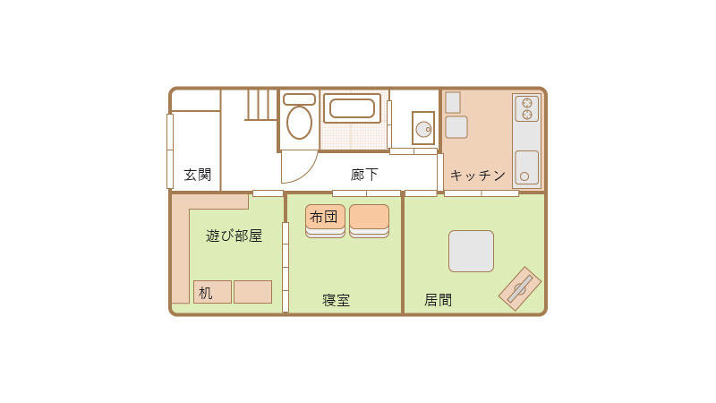 部屋の間取り