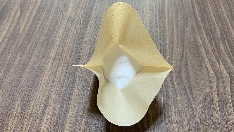 重曹を入れる