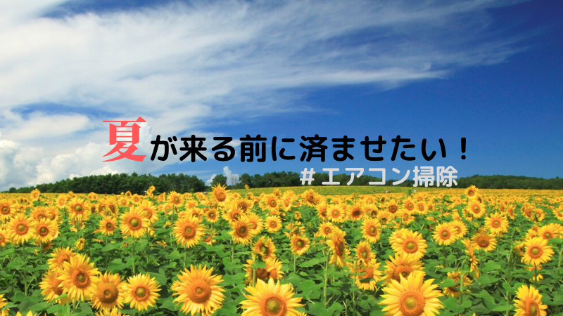 夏が来る前に済ませたい！「エアコン掃除」